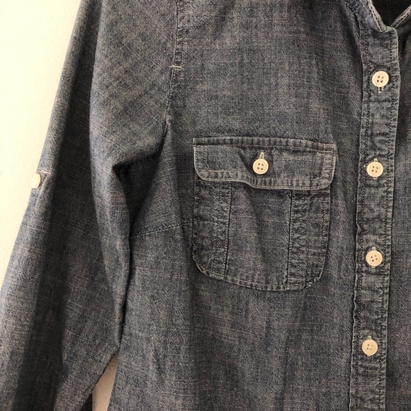 J CREW | Chambray Button Down Shirt - Picture 2 of 4